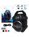 🔊Enceinte Bluetooth Portable WSK142 Rechargeable – Radio FM, USB, Carte TF, AUX – Haut-Parleur Sans Fil