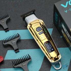 ✂️Tondeuse Professionnelle VGR Rechargeable USB – Lame Céramique avec Écran LED