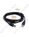 CABLE USB POUR IMPRIMANTE 5M NOIR