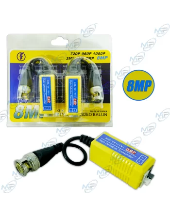 🛠️Balun Vidéo Passif 8MP HD | Transmission AHD CVI TVI via Câble UTP