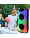 🔊Enceinte Bluetooth RGB S4419 Rechargeable – FM, USB, AUX, Carte TF, Microphone Intégré