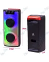 🔊Enceinte Bluetooth RGB S4419 Rechargeable – FM, USB, AUX, Carte TF, Microphone Intégré