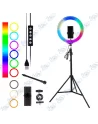 🌈Ring Light LED 15cm Ours & Support Flexible Clip - Selfie Parfait
