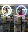 🌈Ring Light LED 15cm Ours & Support Flexible Clip - Selfie Parfait