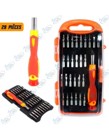 🔩Kit Tournevis Précision 29 Pièces | Embouts Multi-Formes