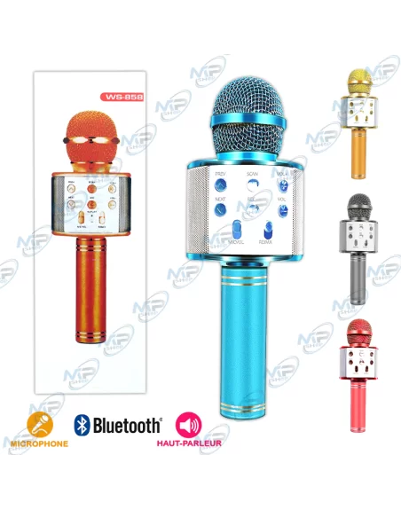 Microphone karaoké Bluetooth