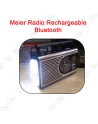 RADIO PORTABLE BLUETOOTH AVEC LAMPE LED  INTÉGRÉE