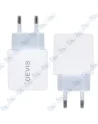 ⚡Chargeur Rapide DEVIS Double Port USB & Type-C 15W - Charge Murale 3A