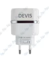 ⚡Tête de Charge Rapide DEVIS Dual USB 12W (2.4A) - Adaptateur Secteur Universel