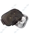 😊Boîte Repas Inox 3 Compartiments (SUS 304) - Design Smiley pour Enfant/Adulte