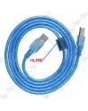 Câble d'imprimante USB 1.5M BLEU