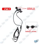ecouteur stereo sound deux sense