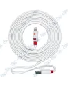 ⚡Câble Plat Griffin Lightning 3M Premium | Zéro Nœud, Grande Liberté iOS