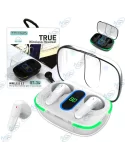 🎙️Écouteurs True Wireless TREQA BT-34 – Bluetooth 5.3, Boîtier LED Transparent