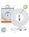 CABLE ANDROID GRIFFIN 3M PLAT BLANC