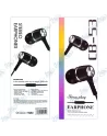 🔊Écouteurs Filaires CB-53 Stéréo Métalliques - Jack 3.5mm & Micro