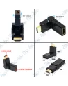 ADAPTATEUR HDMI Mâle à Femelle Réglable a 360 Degrés