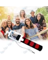 🤳 Perche Selfie Filaire 80cm : Plug & Play, Prise en Main Confortable