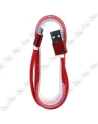⚡Câble USB Tressé Rouge 1M - Micro USB & Type-C - Anti-Nœud et Durable