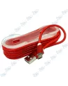 ⚡Câble USB Tressé Rouge 1M - Micro USB & Type-C - Anti-Nœud et Durable