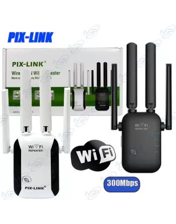 PIX LINK REPETEUR WIFI AVEC 4 ANTENNE 300Mbps