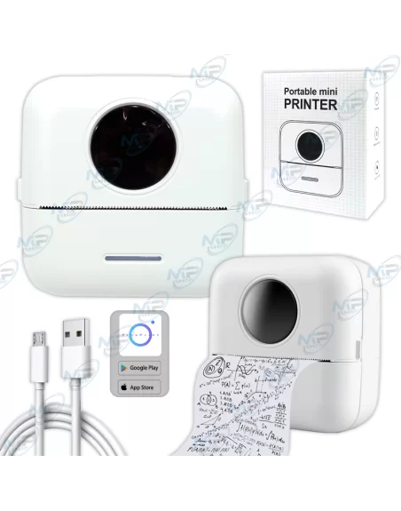 🖨️ Mini imprimante portable thermique Bluetooth – Imprimante sans encre compatible iOS & Android