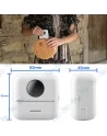 🖨️ Mini imprimante portable thermique Bluetooth – Imprimante sans encre compatible iOS & Android