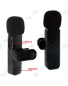 DOUBLE MICROPHONE SANS FIL K35 NOIR