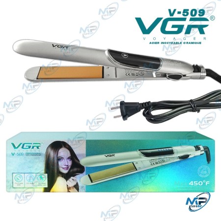 💇‍♀️Fer à lisser professionnel VGR V-509 céramique – lisseur cheveux 450°F