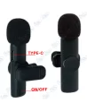 DOUBLE MICROPHONE SANS FIL TYPE-C K11