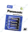 🔋Piles AA Panasonic Zinc Carbone (x4) | Usage Général & Fiable