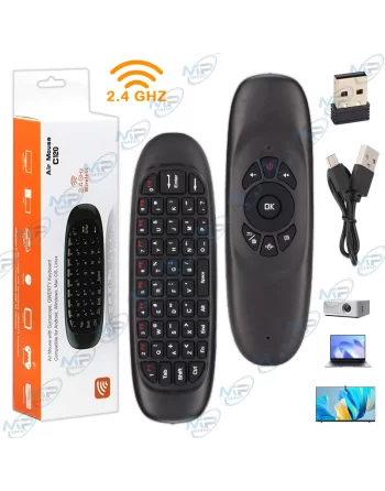 ⌨️Télécommande Air Mouse G120 2.4GHz - Clavier QWERTY pour Android TV Box
