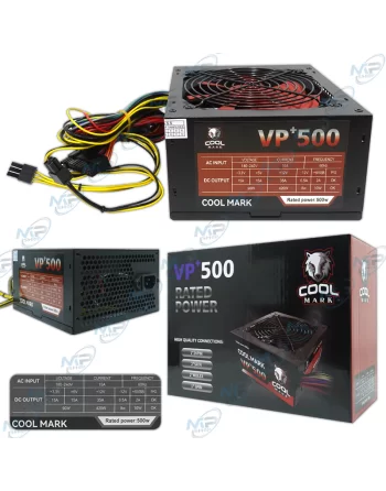 Bloc d'Alimentation Cool Mark VP+ 500W ⚡Alimentation PC Gaming Cool Mark VP+ 500W - Stabilité et Silencieuse