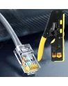 ⚙️Pince à Sertir Réseau RJ45/RJ11/RJ12 Pro - CAT7/CAT6/CAT5E - Découpe et Dénudage
