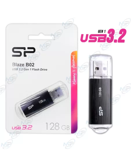 CLÉS USB 128 GO USB3.2 GEN1 BLAZE B02