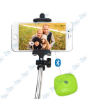 🤳Perche à Selfie Téléscopique 77cm avec Déclencheur Bluetooth