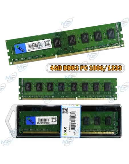 BARRETTE MEMOIRE 4GB DDR3 PC1066/PC1333