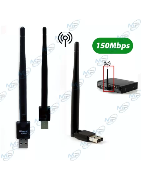 CLE Wifi USB AVEC ANTENNE  Blanca W100