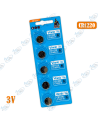 🔋Pile Lithium CR1220 Vinnic 3V (x5) | Durée de Vie Optimale