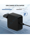 CHARGEUR PC PORTABLE ADAPTABLE ASUS 65W TYPE C