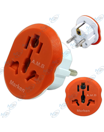 ADAPTATEUR COURANT POUR PRISE ELECTRIQUES 250V 10/16A