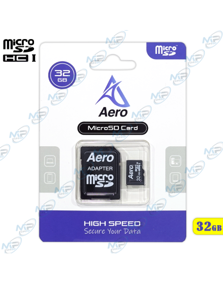 💾 Carte MicroSD AERO 32GB - Haute Vitesse & Adaptateur Inclus