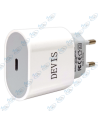 ⚡DEVIS – Chargeur Rapide USB-C PD 35W + Câble Tissu (1M) pour Smartphones & PC