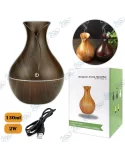 🤫Mini Diffuseur Aromathérapie USB 130ml | Humidificateur Veilleuse Bois