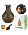 🤫Mini Diffuseur Aromathérapie USB 130ml | Humidificateur Veilleuse Bois
