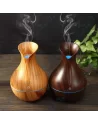 🤫Mini Diffuseur Aromathérapie USB 130ml | Humidificateur Veilleuse Bois