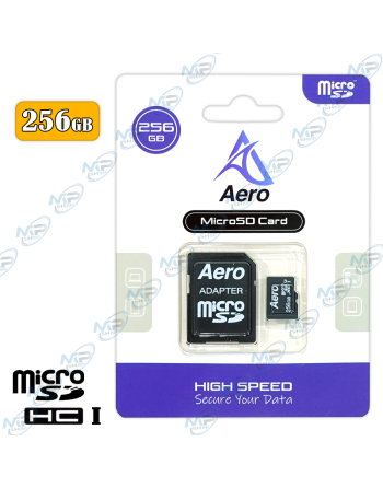 Carte Mémoire MicroSD AERO 256GB Haute Vitesse 📸Carte Mémoire MicroSD AERO 256Go | Haute Vitesse UHS-I, Full HD & 4K (68 caractères
