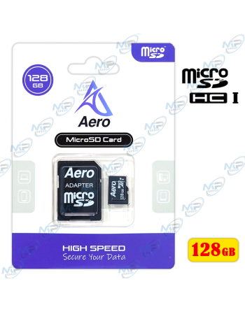Carte Mémoire AERO High Speed 128GB (MicroSD) 🎥MicroSD AERO 128GB High Speed XC I Class 10 - Garantie 3 Ans pour Vos Données