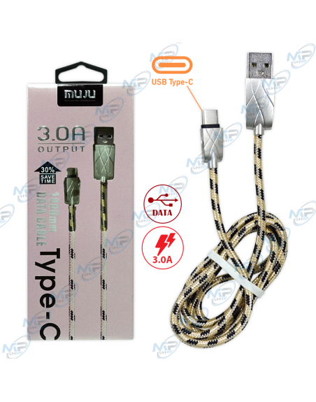 CABLE DE CHARGE MUJU USB VERS TYPE-C