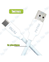 CABLE DE CHARGE TYPE C 3A MUJU